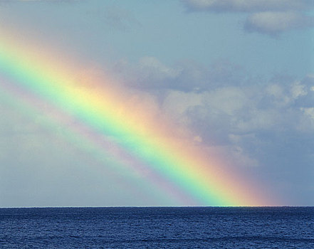 彩虹,上方,日本海