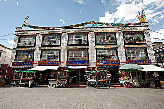 拉萨八角街藏族民居