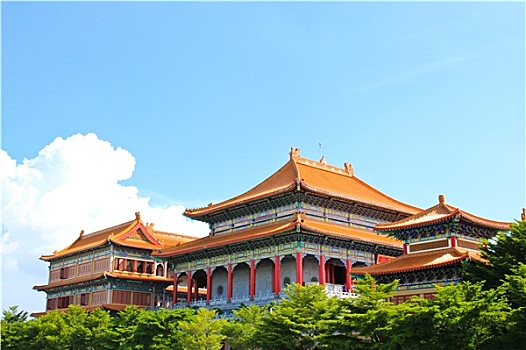 傳統(tǒng),中式,廟宇,寺院,泰國