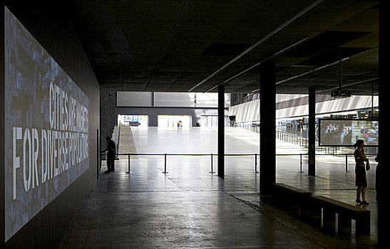 泰特现代美术馆,全球,城市,展示,伦敦,2007年,入口