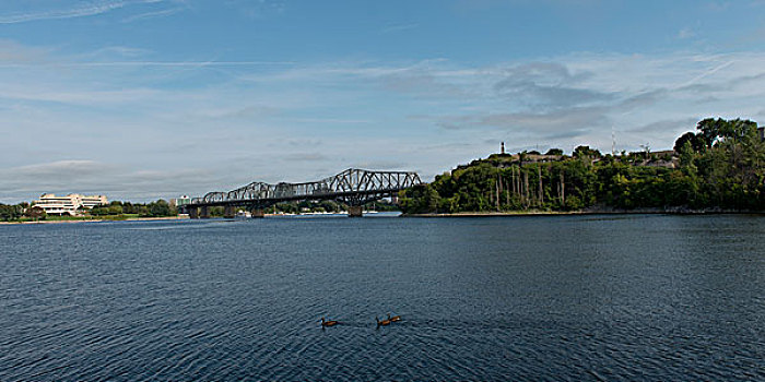 亚历山大,桥,渥太华河,渥太华,安大略省,加拿大