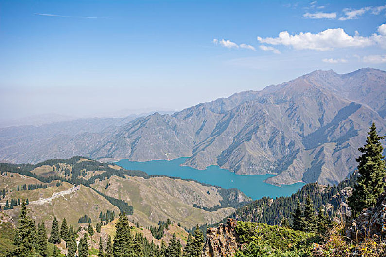 新疆阜康天山天池_高清图片_全景视觉