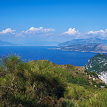 卡普里岛,坎帕尼亚区,意大利