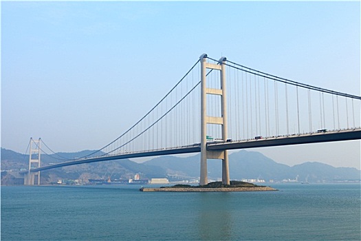 线缆,桥,香港