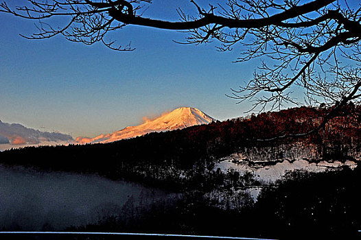 富士山晨曦