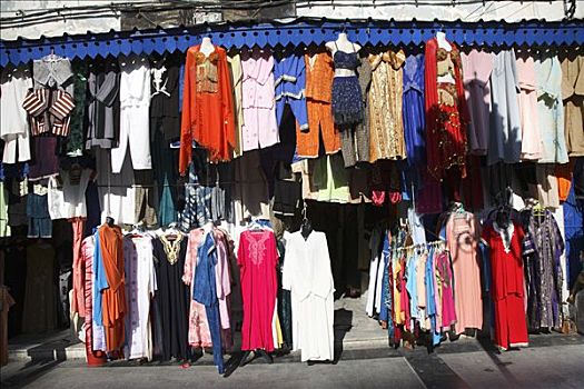 衣服,集市,突尼斯
