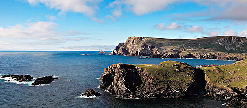 海边,悬崖,多纳格,爱尔兰