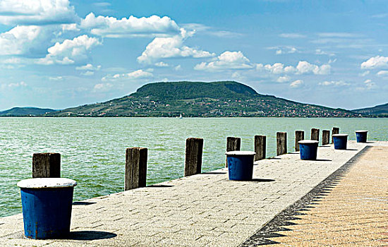 码头,巴拉顿湖,匈牙利