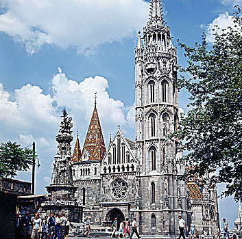 匈牙利,布达佩斯,马提亚斯教堂