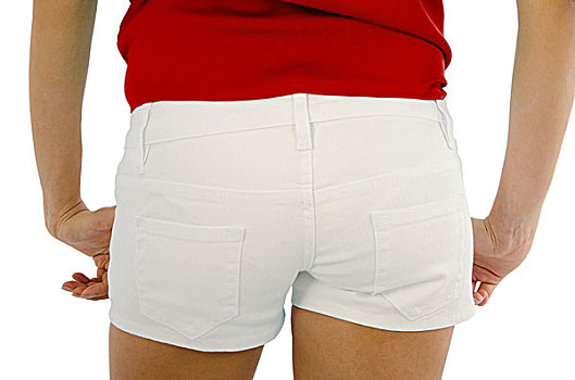 短裤,隔绝,白色