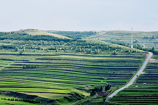 河北张家口坝头风景