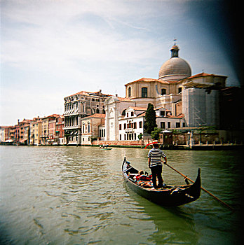 吊舱,大运河,威尼斯,意大利