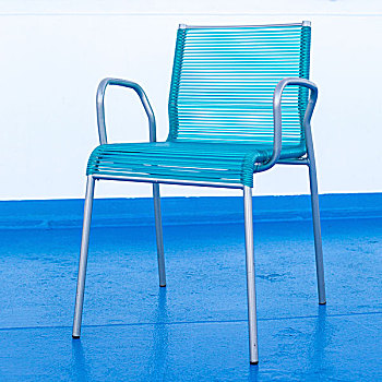 蓝色,椅子