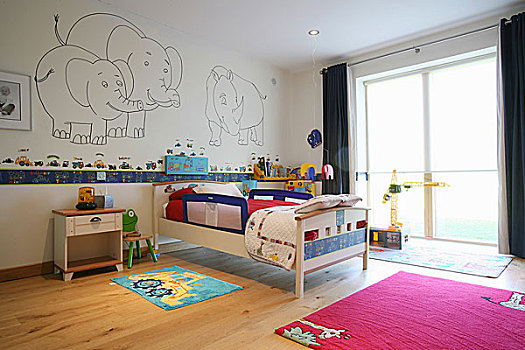 卧室,玩具,动物,壁纸