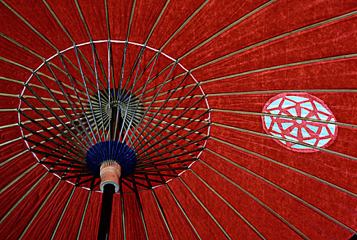 日本,红色,纸,伞