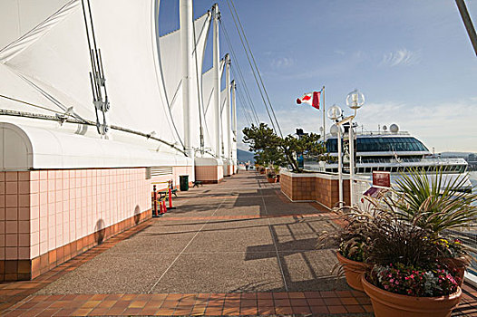 温哥华,不列颠哥伦比亚省,加拿大,地点,会议中心,游船,车站