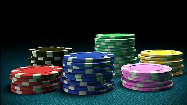 赌场,筹码,蓝色,桌子