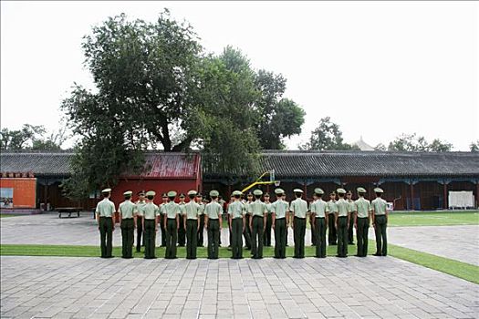 岗哨,皇宫,北京,中国
