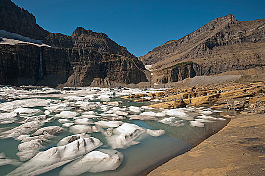 湖,冰川国家公园,靠近,凯利斯贝尔,蒙大拿,联合国,生物圈,世界遗产,场所