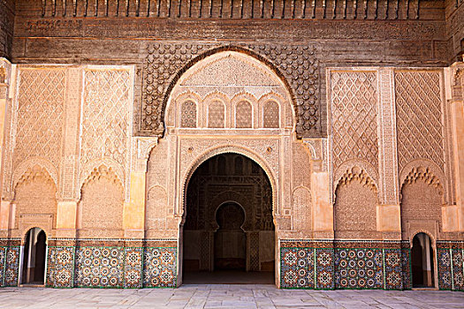 可兰经,教学楼,玛拉喀什,摩洛哥