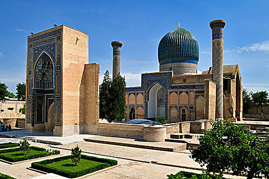 谷尔酋长,古尔-艾米尔陵,帖木儿,撒马尔罕,丝绸之路,乌兹别克斯坦,中亚