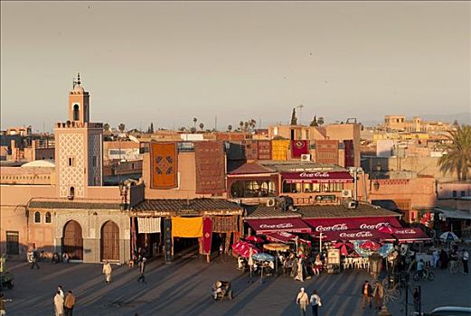 地毯,商业,著名,中世纪,市场,麦地那,玛拉喀什,摩洛哥,非洲