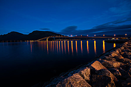 桥,韦斯特阿伦,挪威,欧洲