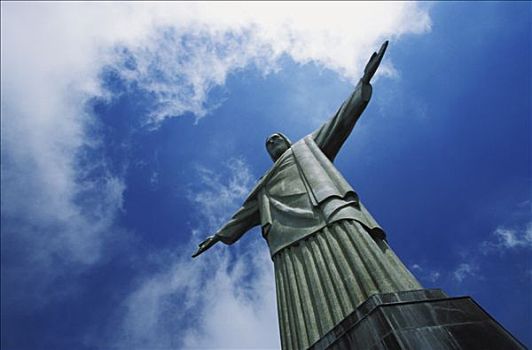 里约热内卢,科科瓦多,雕塑,耶稣