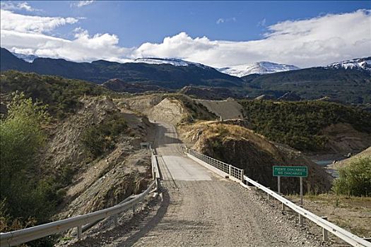 道路,巴塔哥尼亚,智利,南美