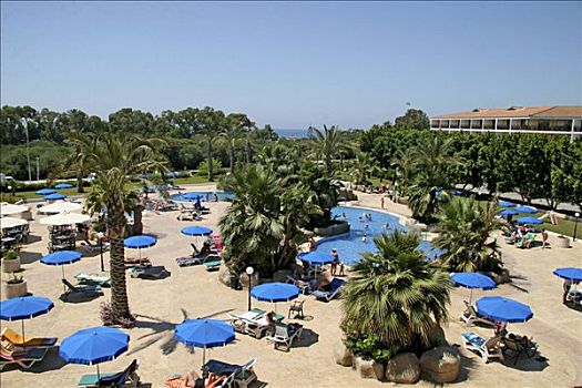 酒店,游泳池,塞浦路斯