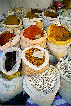 调味品,市场,苏斯,突尼斯,非洲
