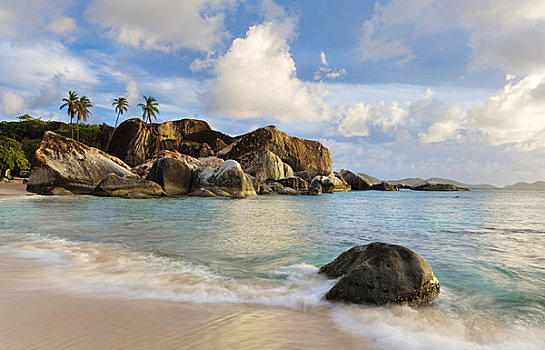 加勒比海,英属维京群岛,维京果岛,热带沙滩,海景