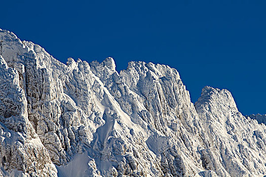 山丘,山脊,雪,瑞士,欧洲