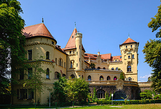 城堡,奥格斯堡,斯瓦比亚,巴伐利亚,德国,欧洲