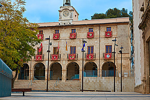 丹尼亚,市政厅,阿利坎特省,西班牙