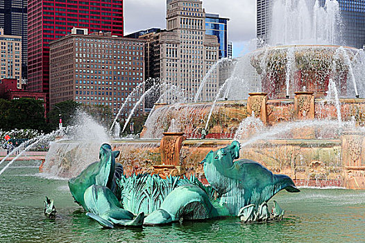 芝加哥,白金汉喷泉