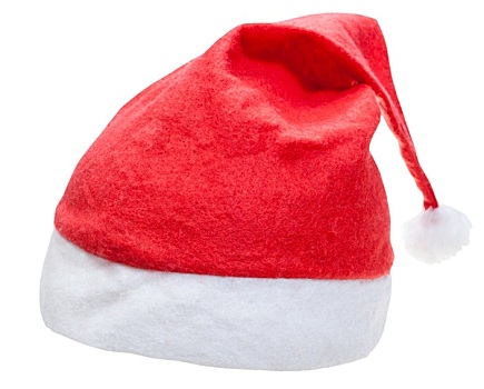特色,红色,圣诞帽,隔绝,白色背景,背景