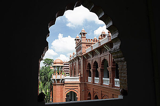 达卡,大学,建造,市政厅,印度,地基,孟加拉,首都,省
