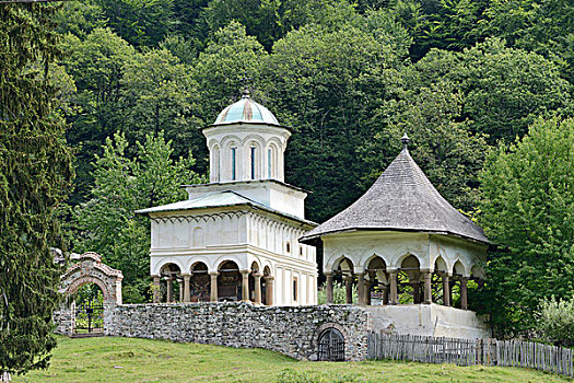 小教堂,墓地,寺院,罗马尼亚,欧洲