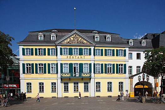宫殿,老,柱子,北莱茵威斯特伐利亚,德国,欧洲