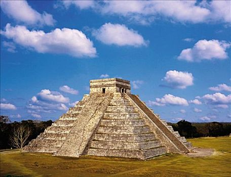拉丁美洲,北美,墨西哥,魅力,旅游,古老,文明,宗教,玛雅,印第安,象征,奇琴伊察,金字塔,尤卡坦半岛,地标,遗址,保存,建筑,纪念建筑,巨大,浩大,三角形