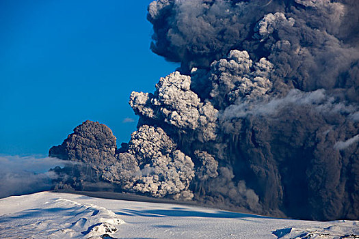 火山,喷发,冰岛