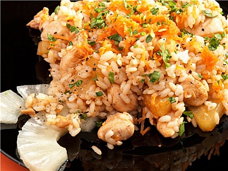 米饭,虾