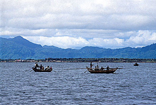渔民,动作,孟加拉