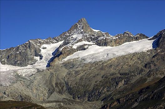 冰河,不景气,策马特峰,瓦莱,瑞士