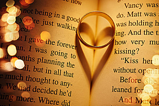 婚戒,室内,浪漫,小说,普罗旺斯地区艾克斯,影子,形状,心形,亮光