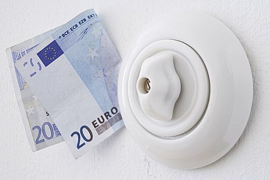 电灯开关,20欧元,钞票,汉堡市,德国