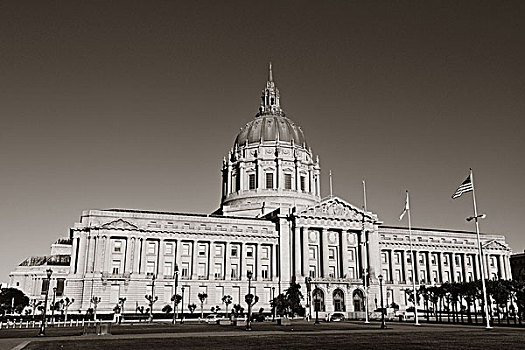旧金山,市政厅,著名,历史,地标建筑