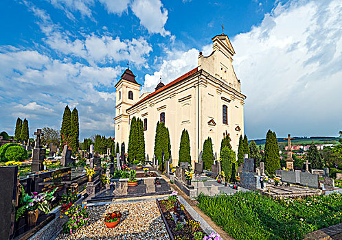 教堂,地区,捷克共和国,欧洲