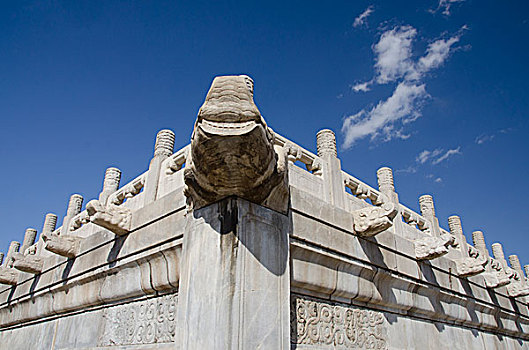 中国,北京,故宫,帝王,宫殿,明代,清朝,墙壁,传统,神话,石刻,龙,脸